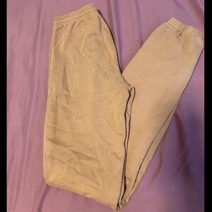 SKIMS Tan Cotton Pants